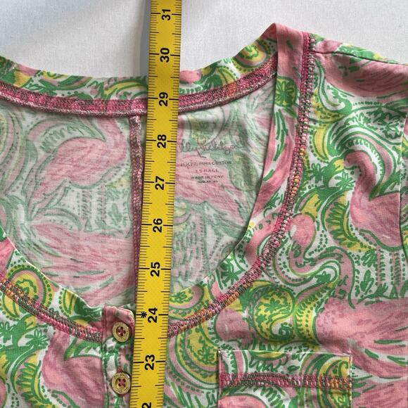 Lilly Pulitzer Women's Britton Flamingo Hot Wings Print Dress Size S - Picture 3 of 13